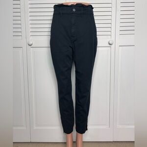 WHITE HOUSE BLACK MARKET Slim Ankle Extra High-Rise Pants in Black Size 4